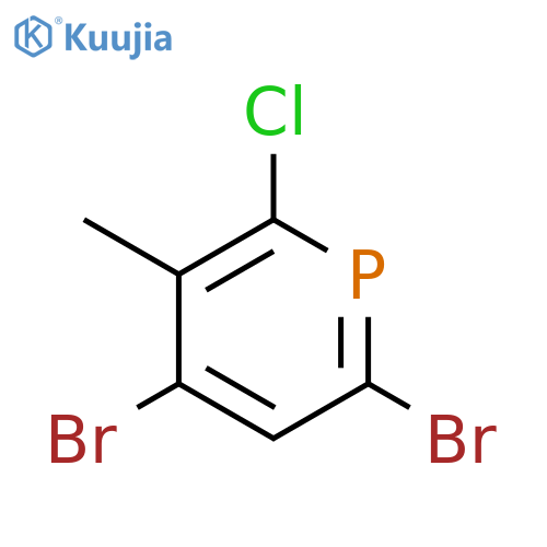 Phosphorin, 4,6-dibromo-2-chloro-3-methyl- structure
