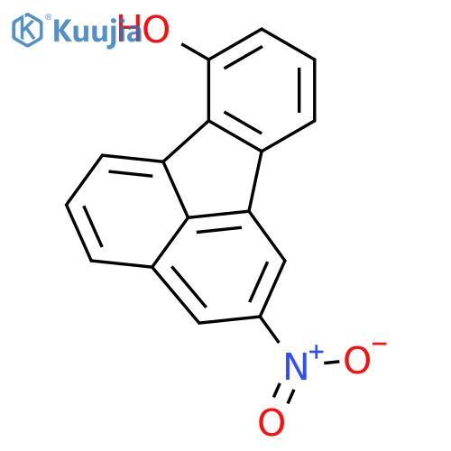 7-Hydroxy-2-nitrofluoranthene structure