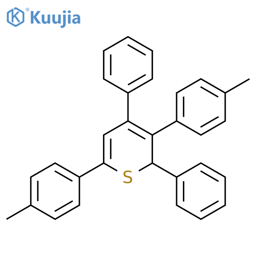 2H-Thiopyran, 3,6-bis(4-methylphenyl)-2,4-diphenyl- structure