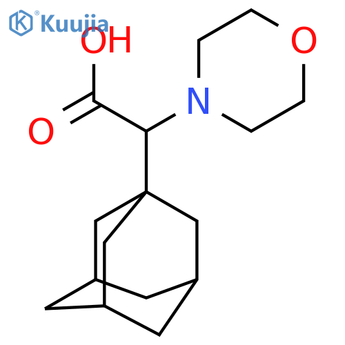2-(Adamantan-1-yl)-2-(morpholin-4-yl)acetic acid structure