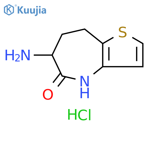6-Amino-4H,5H,6H,7H,8H-thieno3,2-bazepin-5-one Hydrochloride structure
