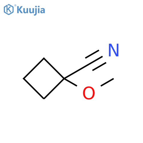 1-methoxycyclobutane-1-carbonitrile structure