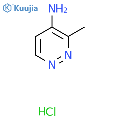 3-Methylpyridazin-4-amine hydrochloride structure