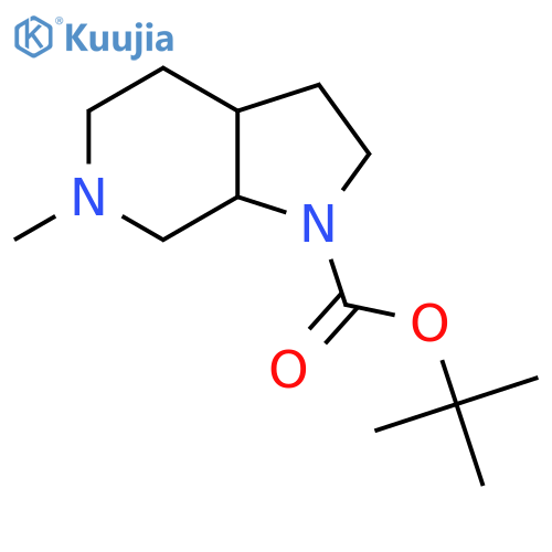 tert-butyl 6-methyl-octahydro-1H-pyrrolo[2,3-c]pyridine-1-carboxylate structure
