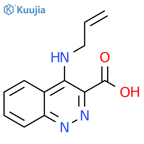 4-[(prop-2-en-1-yl)amino]cinnoline-3-carboxylic acid structure