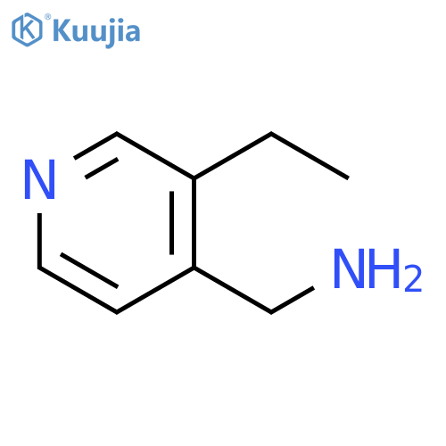 (3-ethylpyridin-4-yl)methanamine structure