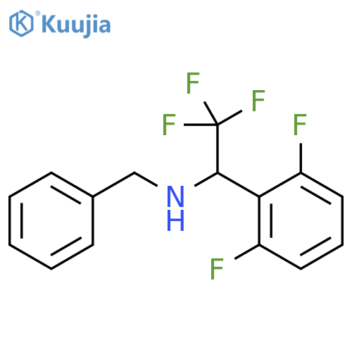 benzyl1-(2,6-difluorophenyl)-2,2,2-trifluoroethylamine structure