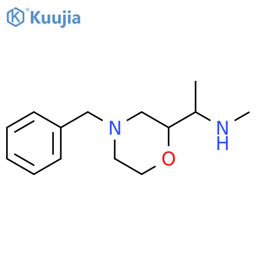 [1-(4-benzylmorpholin-2-yl)ethyl](methyl)amine structure
