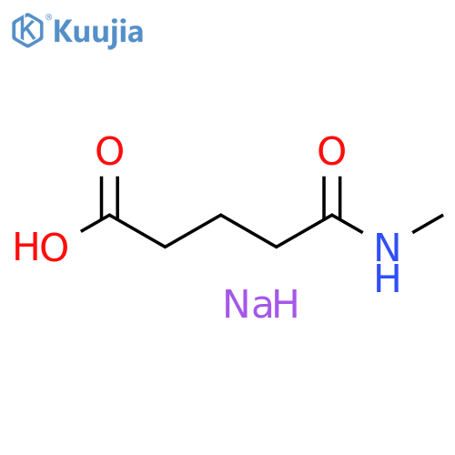 sodium 4-(methylcarbamoyl)butanoate structure