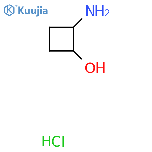2-Aminocyclobutan-1-ol hydrochloride structure