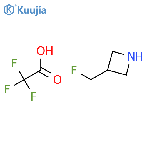 3-(fluoromethyl)azetidine; trifluoroacetic acid structure