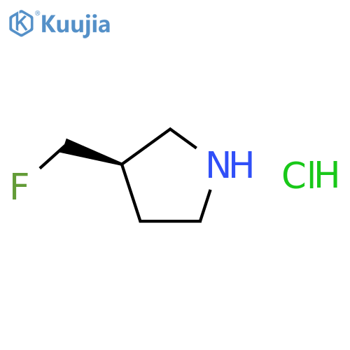 (3R)-3-(fluoromethyl)pyrrolidine hydrochloride structure