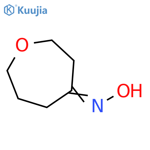 N-(oxepan-4-ylidene)hydroxylamine structure