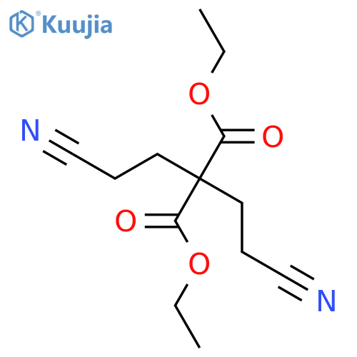 Diethyl Bis(2-cyanoethyl)malonate structure