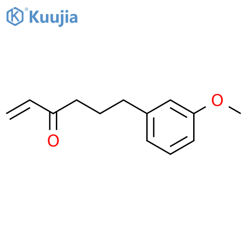 1-Hexen-3-one, 6-(3-methoxyphenyl)- structure