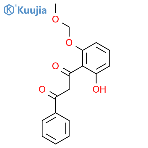 1,3-Propanedione, 1-[2-hydroxy-6-(methoxymethoxy)phenyl]-3-phenyl- structure