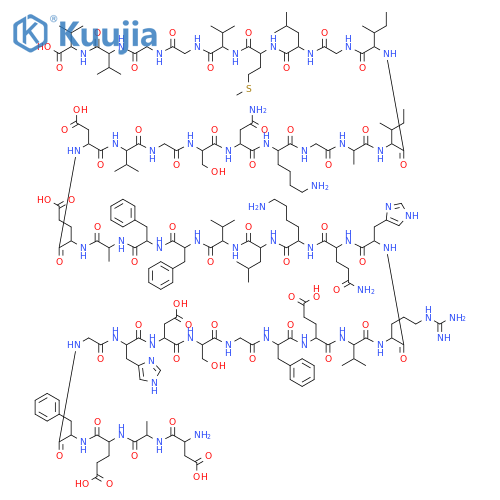 Amyloid β-peptide (1-40) rat structure