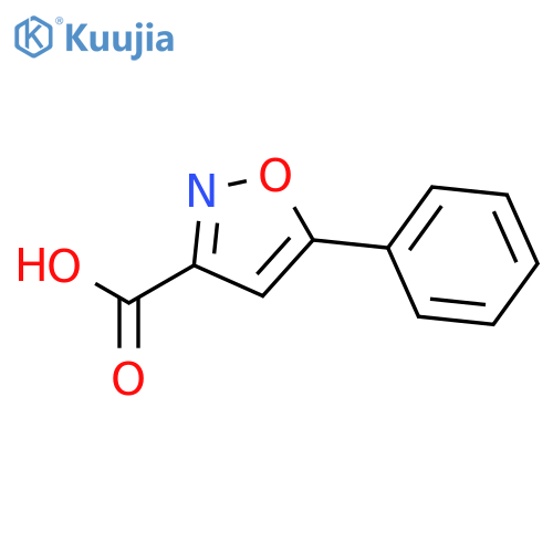 5-phenyl-1,2-oxazole-3-carboxylic acid structure