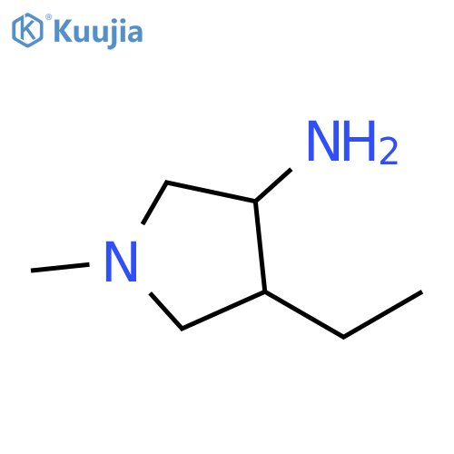 4-ethyl-1-methylpyrrolidin-3-amine structure
