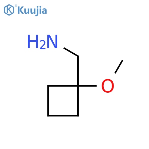 1-(1-methoxycyclobutyl)methanamine structure