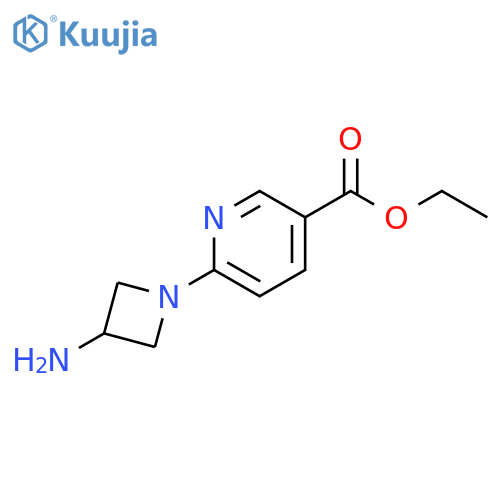 ethyl 6-(3-aminoazetidin-1-yl)pyridine-3-carboxylate structure