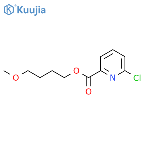 4-Methoxybutyl 6-chloropyridine-2-carboxylate structure