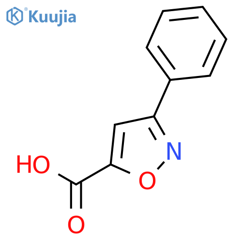 3-Phenylisoxazole-5-carboxylic acid structure