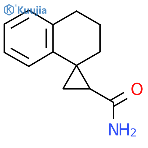 3',4'-dihydro-2'H-spiro[cyclopropane-1,1'-naphthalene]-3-carboxamide structure