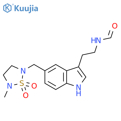 Formamide,N-[2-[5-[(5-methyl-1,1-dioxido-1,2,5-thiadiazolidin-2-yl)methyl]-1H-indol-3-yl]ethyl]- structure