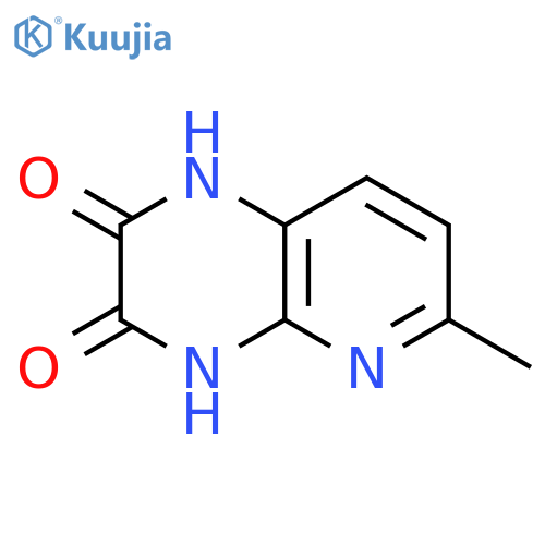 6-methyl-1H,2H,3H,4H-pyrido[2,3-b]pyrazine-2,3-dione structure