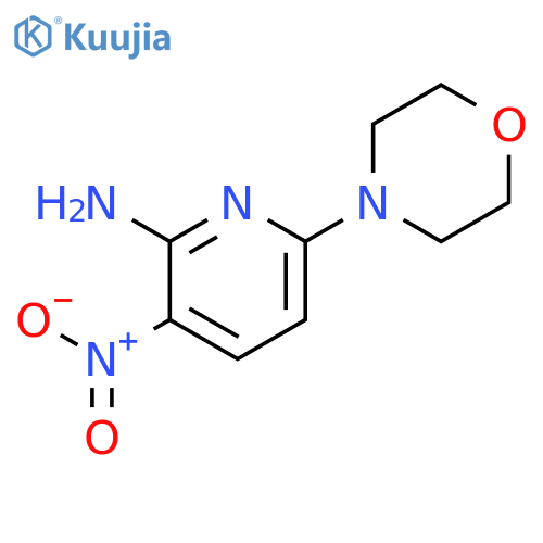 2-Pyridinamine, 6-(4-morpholinyl)-3-nitro- structure
