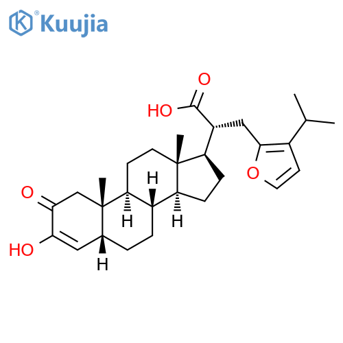 Stigmasta-3,23,28-trien-21-oicacid, 23,29-epoxy-3-hydroxy-2-oxo-, (5b)- (9CI) structure