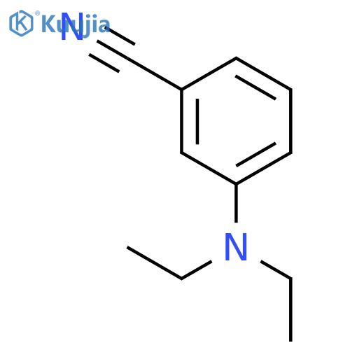 Benzonitrile, 3-(diethylamino)- structure