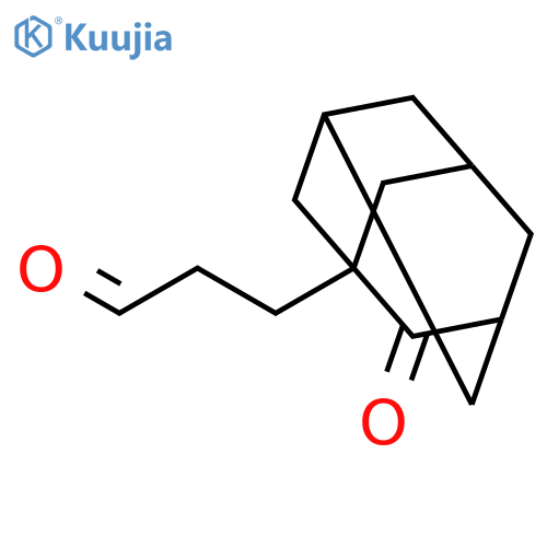Tricyclo[3.3.1.13,7]decane-1-propanal, 2-oxo- structure