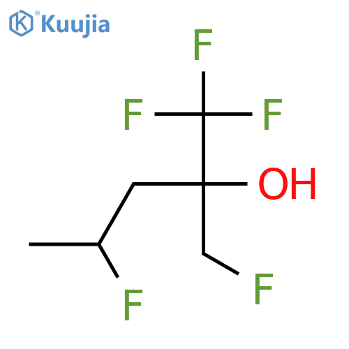 2-Pentanol, 1,1,1,4-tetrafluoro-2-(fluoromethyl)- structure