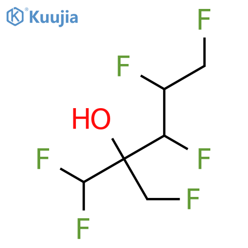 2-Pentanol, 1,1,3,4,5-pentafluoro-2-(fluoromethyl)- structure