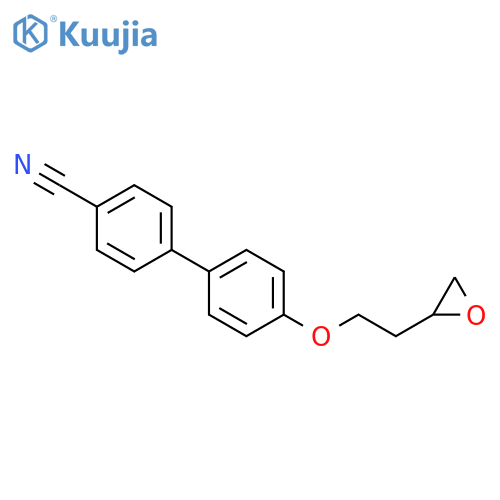 [1,1'-Biphenyl]-4-carbonitrile, 4'-(2-oxiranylethoxy)- structure
