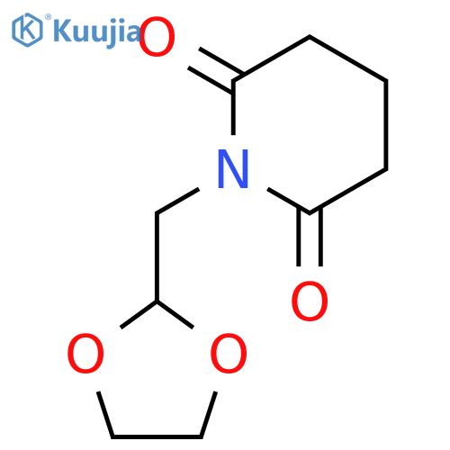 2,6-Piperidinedione, 1-(1,3-dioxolan-2-ylmethyl)- structure