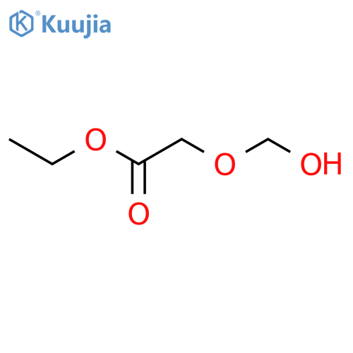 Acetic acid, hydroxymethoxy-, ethyl ester, (±)- structure