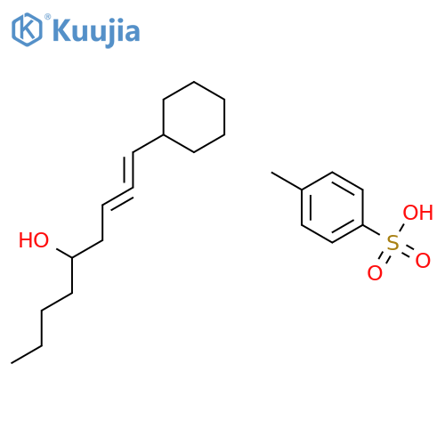 1,2-Nonadien-5-ol, 1-cyclohexyl-, 4-methylbenzenesulfonate structure