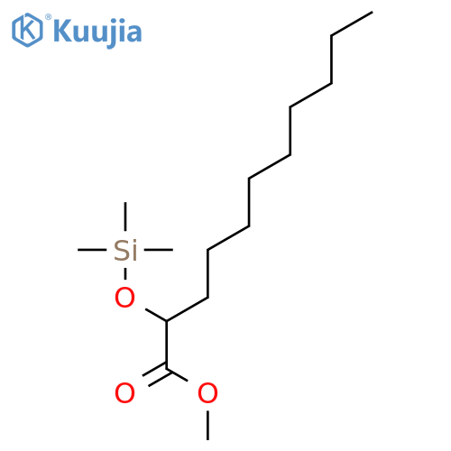 Methyl 2-[(trimethylsilyl)oxy]undecanoate structure