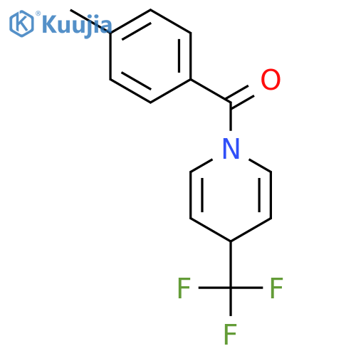 Pyridine, 1,4-dihydro-1-(4-methylbenzoyl)-4-(trifluoromethyl)- structure