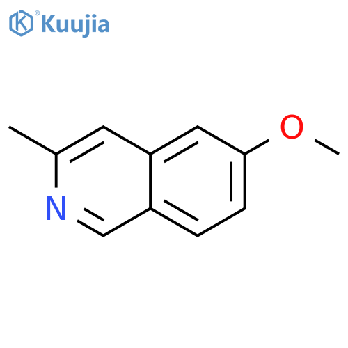 6-Methoxy-3-methylisoquinoline structure