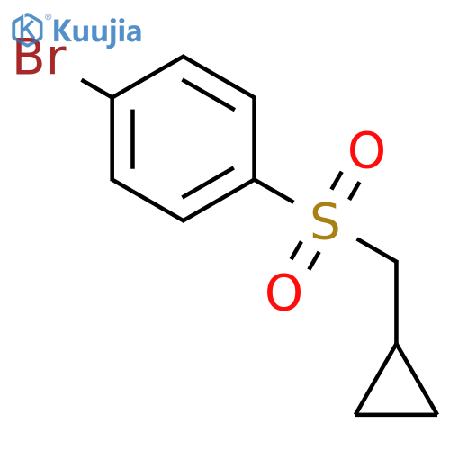 Benzene, 1-bromo-4-[(cyclopropylmethyl)sulfonyl]- structure