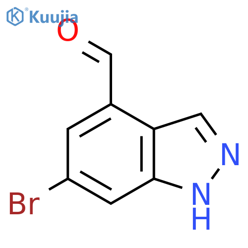 6-Bromo-1H-indazole-4-carbaldehyde structure