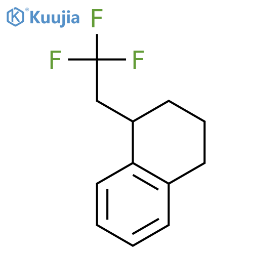 Naphthalene, 1,2,3,4-tetrahydro-1-(2,2,2-trifluoroethyl)- structure