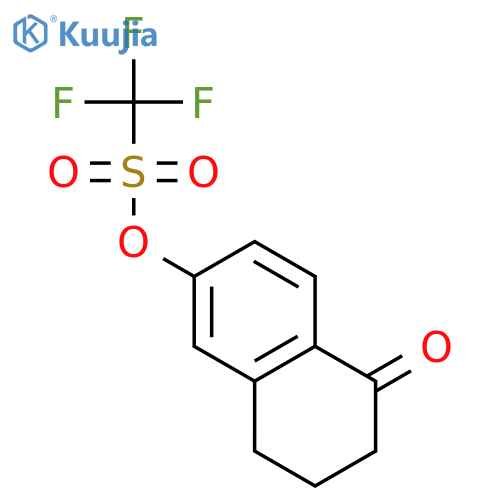5-Oxo-5,6,7,8-tetrahydronaphthalen-2-yl trifluoromethanesulfonate structure