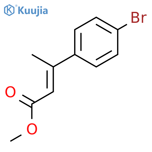 methyl (2Z)-3-(4-bromophenyl)but-2-enoate structure