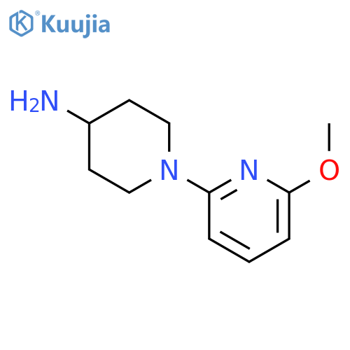 1-(6-methoxypyridin-2-yl)piperidin-4-amine structure