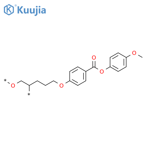 Poly[oxy[[3-[4-[(4-methoxyphenoxy)carbonyl]phenoxy]propyl]-1,2-ethanediyl]] structure